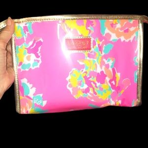 LILLY PULITZER X ESTE LAUDER COSMETIC BAG GUC